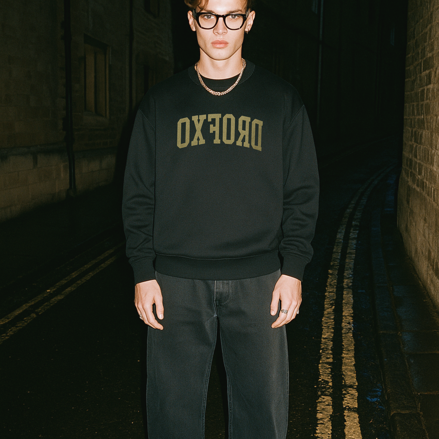 Oxford Glitch Edition | Classic Unisex Crewneck Sweatshirt